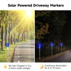 Joyibay 5 PCS Solar Powered Driveway Markers, Solar Warming Landscape