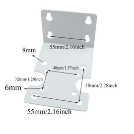 Meuey Lyot-Water purifier shell support Metal shell fixing support for water purifier RO Suitable for water purifiers (10-Inch and 20-Inch)-1Set