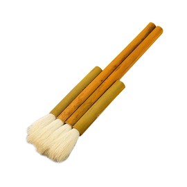 Maxtonser Hake Art Paintbrushes Hake Blender Brush Applicator Goat Hair Drawing Brush 3/4/5/6/7 Tubes for Ceramic Watercolour, E