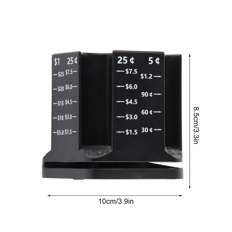 Coin Counter Coin Sorter with Pen Holder Rotatable Piggy Bank