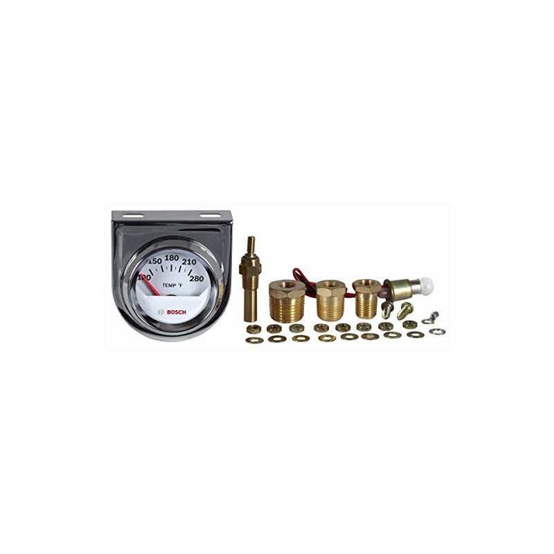 Bosch SP0F000040 Style Line 2" Electrical Water/Oil Temperature Gauge (White