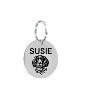 Pet Tags STAINLESS STEEL  LASER ENGRAVED PET TAG ID DOG NAME TAGS ALL BREEDS AVAILABLE