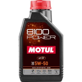 Motul 8100 Power Full Synthetic Engine Oil (5W50, 1 Liter)    111811