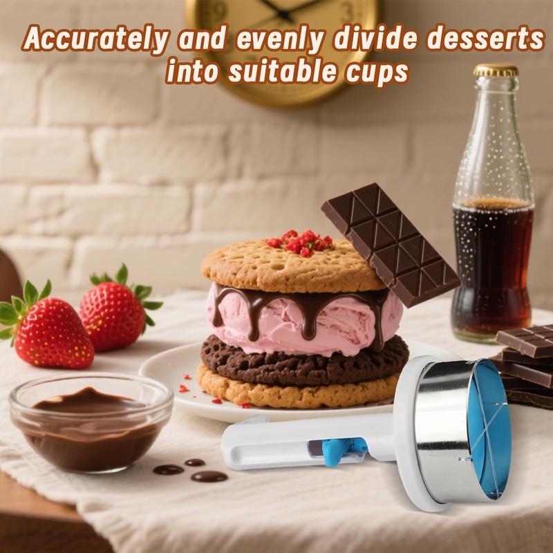 Ice Cream Sandwich Maker Tool, Stainless Steel Ice Cream Cookie