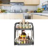 Wall Corner Storage Shelf 2 Tier Space Saving Versatile Durable