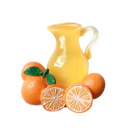 Orange Juice Shaped Fridge Magnet, Fruit Juice Creative Refrigerator Magnet, 3D Fruit Magnet Office Magnets Whiteboard Magnets