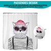 arteneur® Universal Bath Plug with Hipster Cat Motif from Berlin,