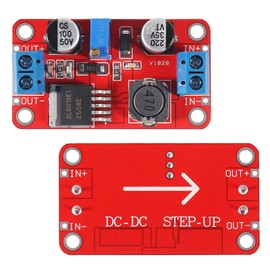 AOICRIE 4pcs XL6019 5A High Power Current DC to DC Step-up 5V 6V 12V 24V 3-35V to 5-40V XL6019 Boost Converter Adjustable Voltage Regulator Power Modules