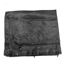 Machrus Upper Bounce Trampoline Net Replacement 8FT 10FT 11FT 12FT 13FT 14FT 15FT 17FT- Safety Net for Top-Ring Flex Enclosure System, UV & Weather Resistant Net for Curved Poles Round Trampoline