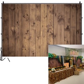 Rustic Wood Backdrop for Photography 10x8ft Fabric Wooden Backdrops for Birthday Baby Shower Party Wood Backdrop Photos Wooden Photo Backdrop Rustic Wood Background Wood Texture Wall Backdrop