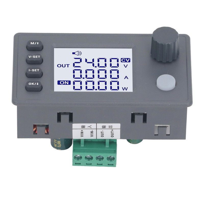 DC6‑36V to DC0.5‑36V 40W Buck Boost Converter 1.8in LCD Display