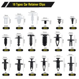 PHYLES Car Mounting Clips, 680 Pieces Universal Mounting Clips - Door Trim Plastic Clips - Car Tool - Clips - Expansion Rivets with Disassembly Tools