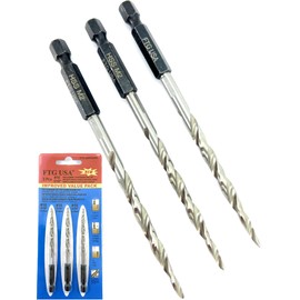 FTG USA Tapered Countersink Drill Bit Set 3 Pc #10 (3/16") Tapered Drill Bit Replacement, Countersink Bit Same Size for Wood Countersink Drill Bits