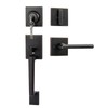 goldenwarm Oil Rubbed Bronze Front Door Handle and Deadbolt Set,