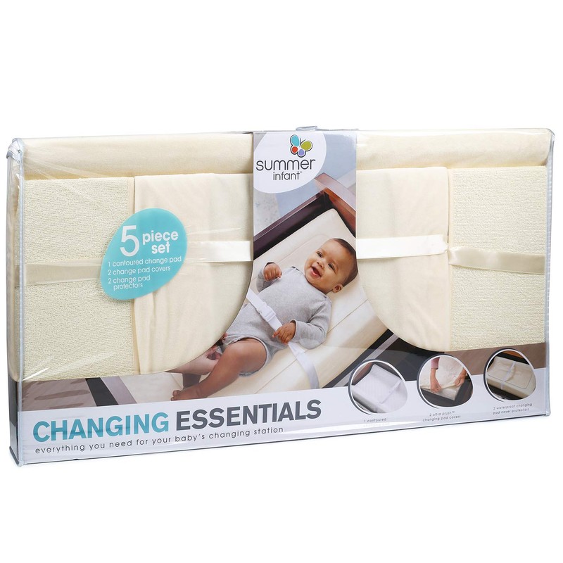 Summer Infant 5 Piece Changing Essentials Set - Ecru
