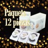 Vaga 12 Pares Pestañas Postizas 3d Naturales Volumen