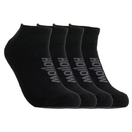 Alpaca No Show Socks for Men and Women, 2 Pack, Moisture Wicking Alpaca Socks for Hiking, Running, Outdoors, Any Season No Show Sock, Temperature Regulating, Light Compression, Medium, Black