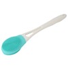 Electric Body Scrubber Brush 3 Speed Vibration Green Waterproof Long