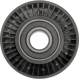 KarParts360 For Chrysler 300 2008-2023 Idler Pulley | Plastic | Serpentine Belt Type | Black | 17 millimeters Inside Diameter | 2.3 millimeters Material Thickness | 1 Mounting Hole | For 4891720AA