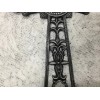 Cast Iron Black With Silver Highlights, Large Cross (0383)