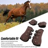 Horse Leg Guard Shock Absorption Protective Lightweight Adjustable Horse Front