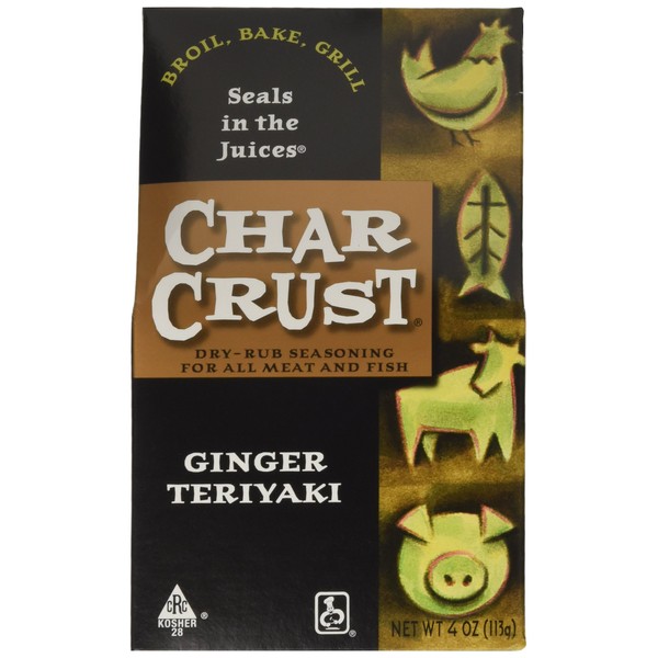 Char Crust Rub Seasoning Ginger Teriyaki, 4 oz