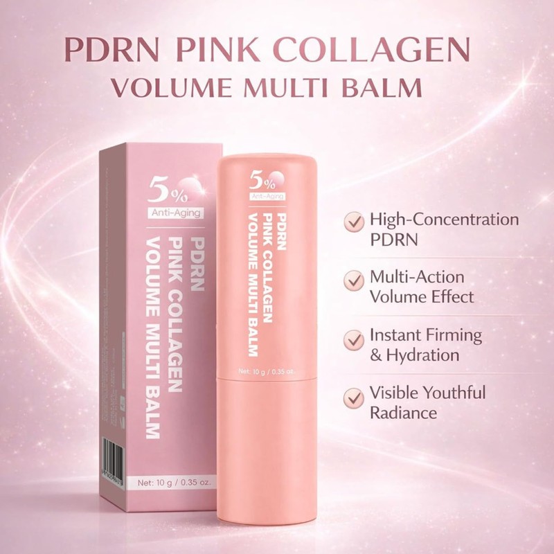 YG LianKai 2Pcs PDRN Pink Collagen Volume Multi Balm Stick,
