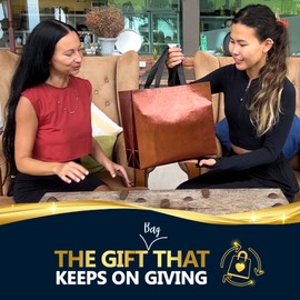 Nush Nush Chocolate Gift Bags Large Size – Set of 60 Reusable Shiny Brown Gift Bags With Handles- Metallic Party Favors Bags In Bulk For Small Business Use In Gifting Events, Birthdays - 13Wx5Dx11H