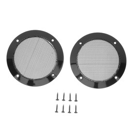 CAXUSD 1set Car Speaker Mesh Grill Protective Cover Decorative for Automotive Easy Installation Design