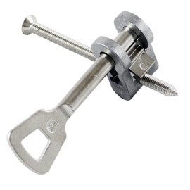 Deadlock Insert for Mortise Locks with PZ Holes - 10 Different Tails Available - for Retrofitting - Includes 1 Key and Mounting Screw