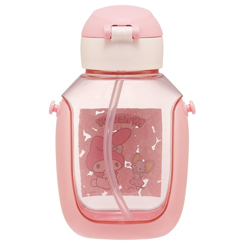Skater PDSH6DX-A Water Bottle with Straw, 18.9 fl oz (530
