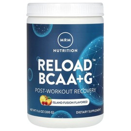 MRM Nutrition RELOAD BCAA+G Workout Recovery Island Fusion 330g (11.6oz), 328g, 6 packs / MRM Nutrition RELOAD BCAA+G 워크아웃 리커버리 아일랜드 퓨전 330g(11.6oz), 328g, 6개