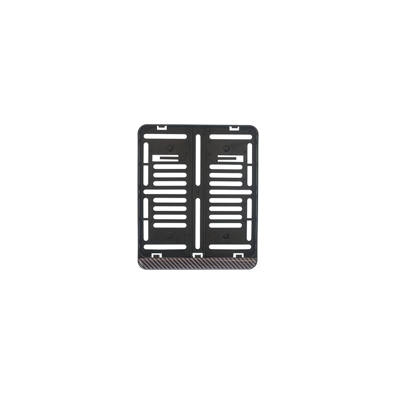 1 x License Plate Holder with 3D Carbon Look Stripes