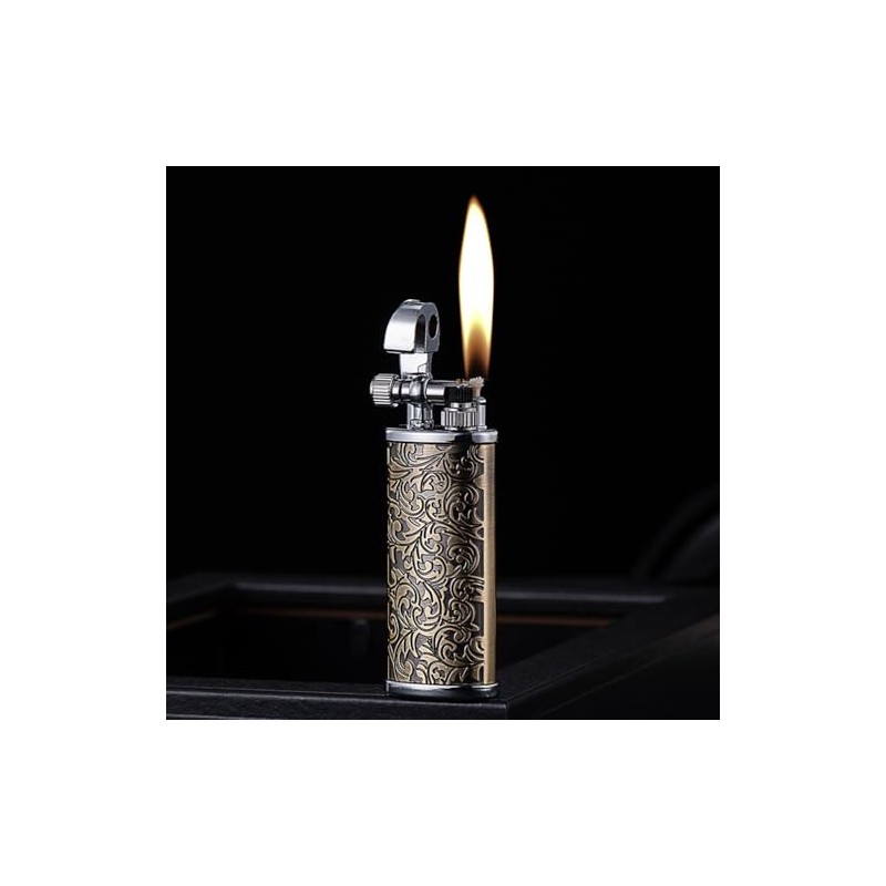 Mini Kerosene Lighter Creative Retro Old-Fashioned Grinding Wheel Lighter Men's
