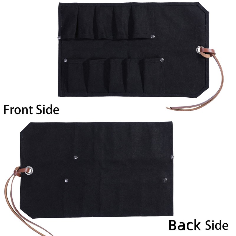 Chisel Roll, Tool Roll Up Bag with 10 staggered tool