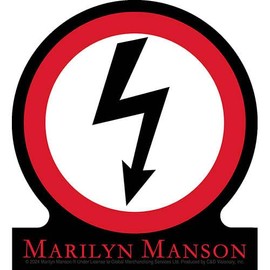 Marilyn Manson Crooked Arrow Sticker