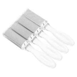 OATIPHO 4Pcs Foot Files for Pedicure Reliable Dead Skin Remover Compact Foot Care Tools for Smooth Feet Easy to Use Portable Foot Scraper for Home and Travel