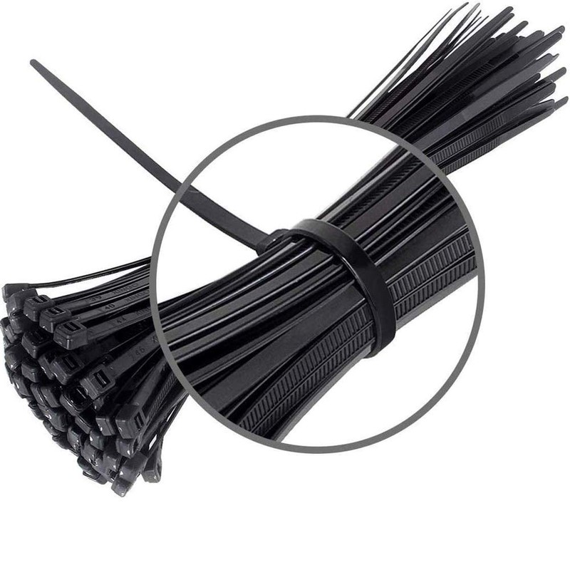 100 8 inch pieces Cable Zip Nylon Heavy Duty Self