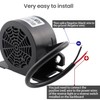 MIRKOO Backup Alarm 110dB 12V-80V DC Waterproof Industrial Heavy-Duty Backup