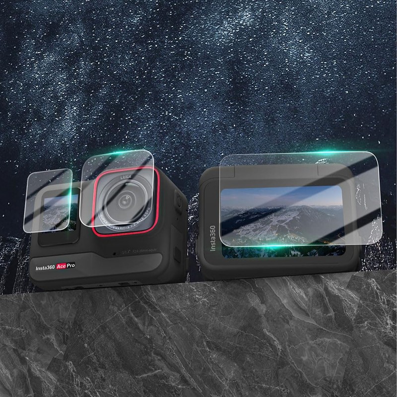 For Insta360 Ace Pro Tempered Glass Protective Film, YCJDP Asahi