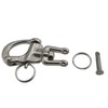 keehui 4Packs of 2-3/4inch Jaw Swivel Snap Shackle 316 Stainless