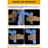 Universal Tactical Pistol Holster – Right-Handed Adjustable MOLLE Nylon Handgun