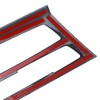 Air Conditioning Button Frame Carbon Fiber Texture Panel Trim Replacement