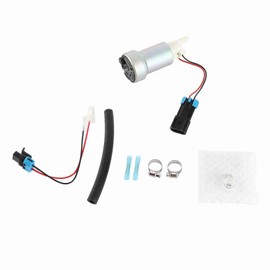 Acouto Bomba de combustible, kit de instalación y bomba de de aleación de aluminio 450LPH para E85 RACING F90000274 apto para CRX/CR ‑ V/para bomba de