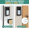 Adhesive Video Doorbell Mount,No-Drill Mounting Bracket Compatible with Video Doorbell