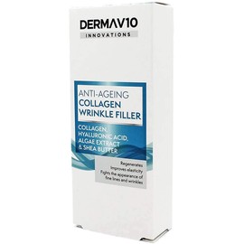 Derma V10 Anti-Ageing Collagen Wrinkle Filler With Hyalauronic Acid, Algae Extract & Shea Butter (6 Pack)