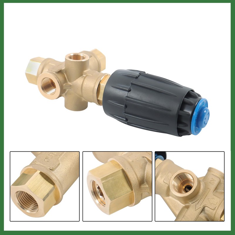 raseparter 3650PSI VRT3-250 8GPM Pressure Washer Regulator 3/8 Inch FNPT