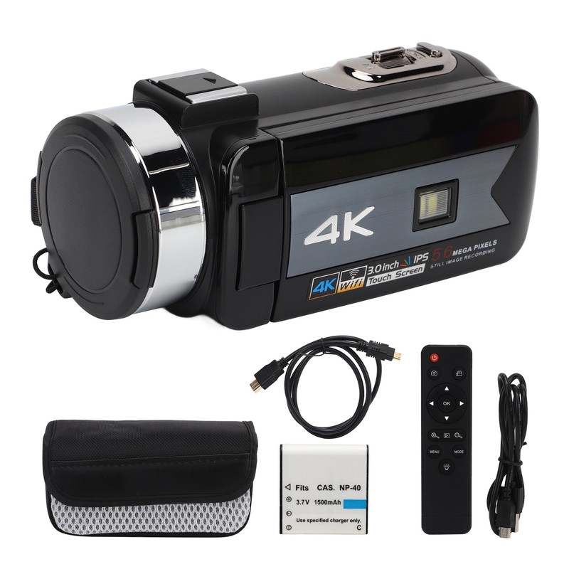 4K 56MP Video Camera 16X Digital Zoom WiFi Camera Recorder
