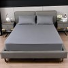 KHIM 100% Cotton 40CM/16inch Extra Deep Fitted Sheet Single, Double,