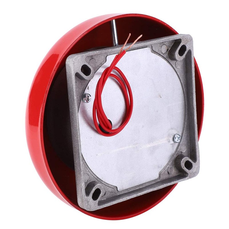CB-6B 95dB 5.9in Electric Round Fire Alarm Bell, Aluminum Base